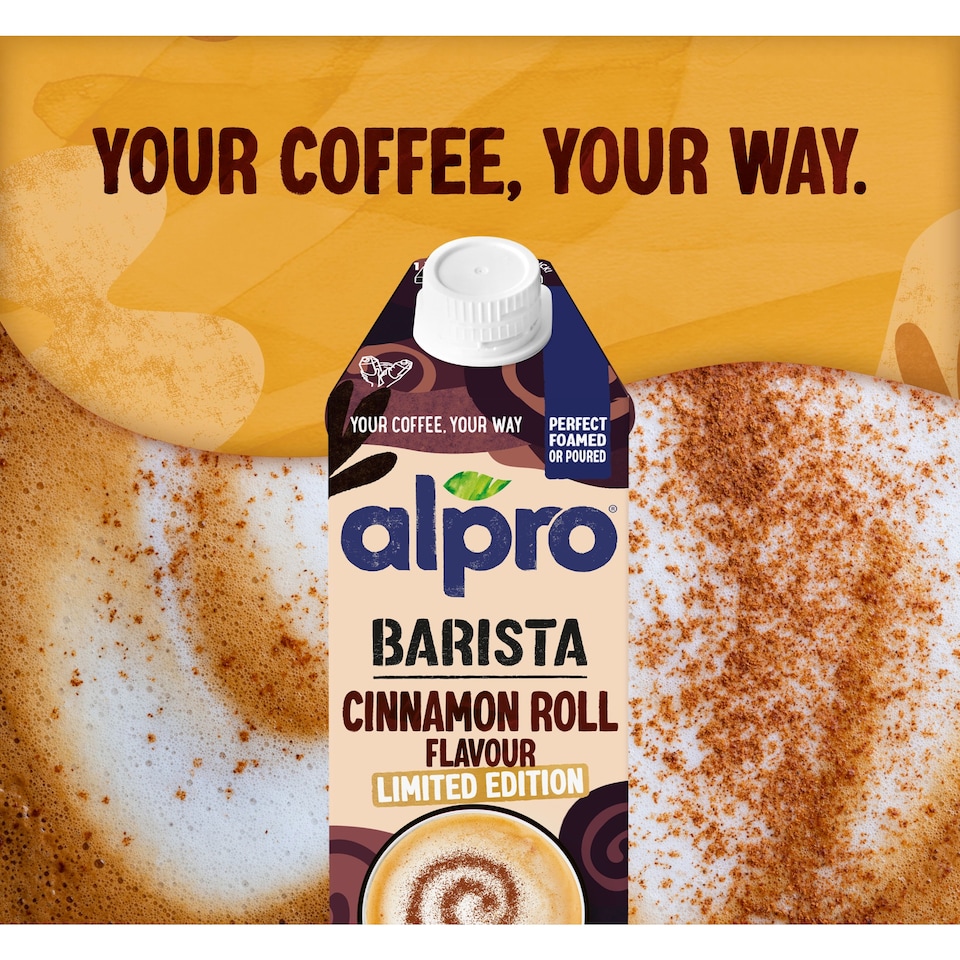 image 1 of Alpro Barista Cinnamon Roll Flavour drink Limited Edition 750ml