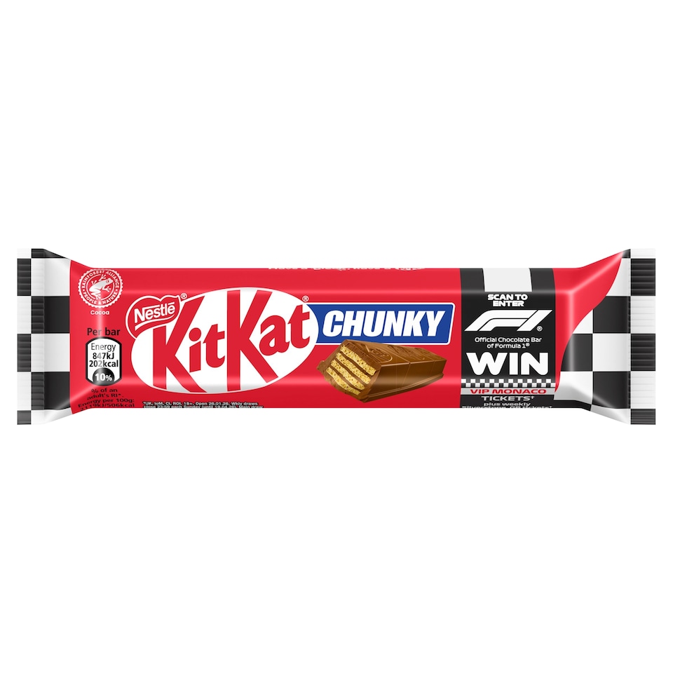 image 1 of Kit Kat Chunky Milk Chocolate Bar 40g