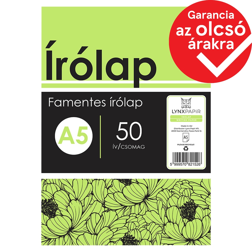 Lynx A/5 Wood-Free Paper 50 Sheets/Pack