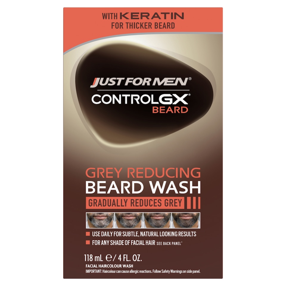 Just For Men ControlGX Beard Grey Reducing Beard Wash 118ml