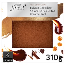 Tesco Finest Belgian Chocolate & Cornish Sea Salted Caramel Tart 310g
