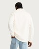 image 3 of F&F Pure Cotton Half Zip Sweatshirt in Cream