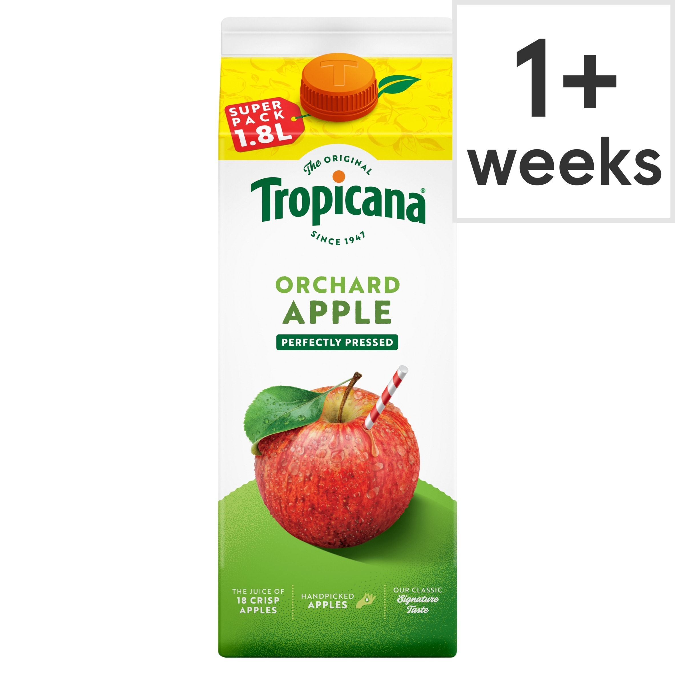 TROPICANA Orchard Apple Perfectly Pressed 1.8l