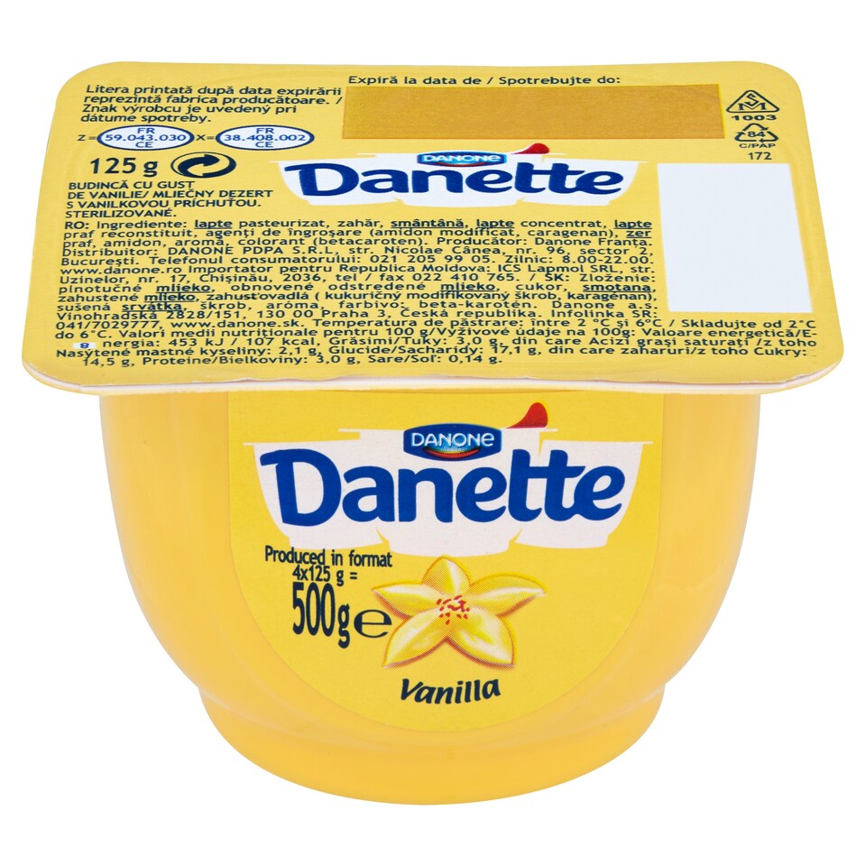 obrázok 1 z Danette dezert vanilka 125 g