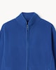 image 5 of F&F School Unisex Zip Up Fleece Jacket in Blue