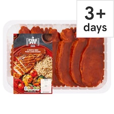Tesco Fire Pit 6 Bbq Maple Pork Loin Steaks 600G