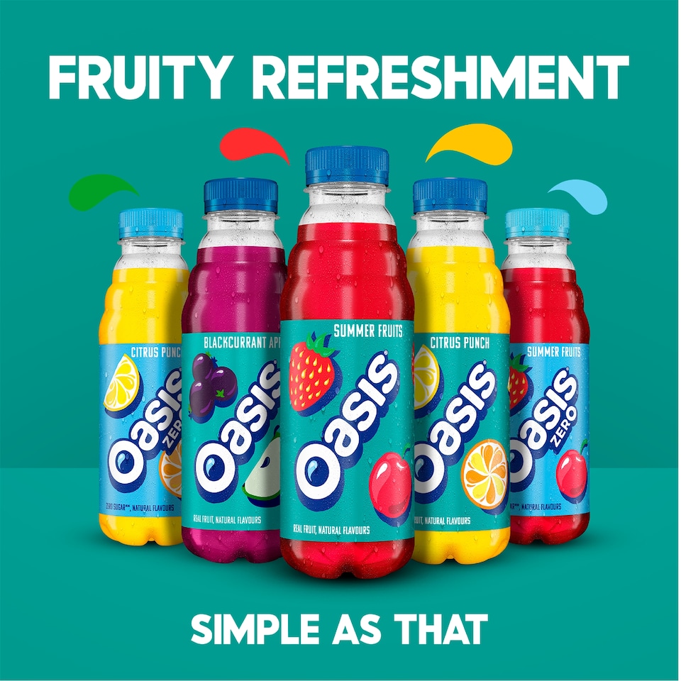 image 1 of Oasis Zero Summer Fruits 500ml