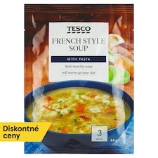 Tesco French Style zeleninová polievka s cestovinami 44 g