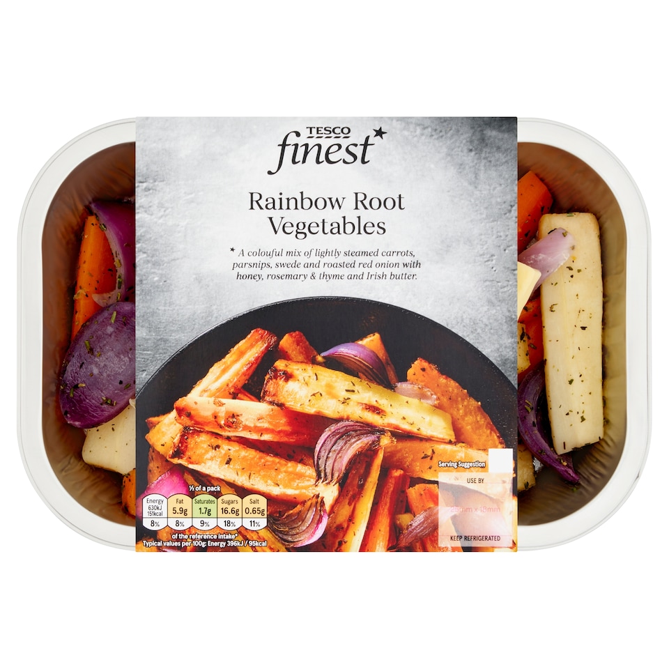 Tesco Finest Rainbow Root Vegetables 400g