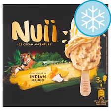 Nuii Ice Cream Adventure Coconut & Indian Mango 3x90ml