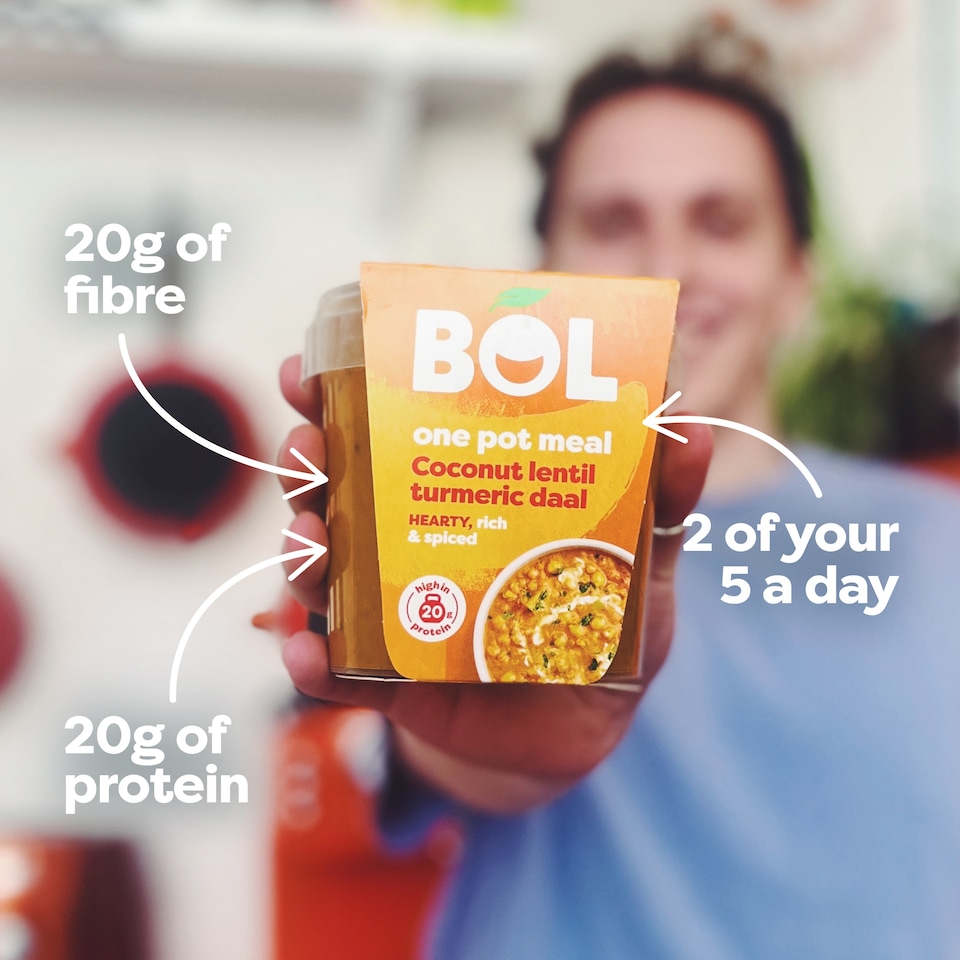 image 1 of Bol One Pot Meal Coconut Lentil Turmeric Daal 450g