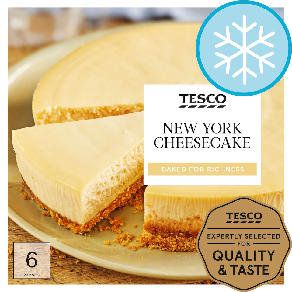 Tesco New York Cheesecake 450G