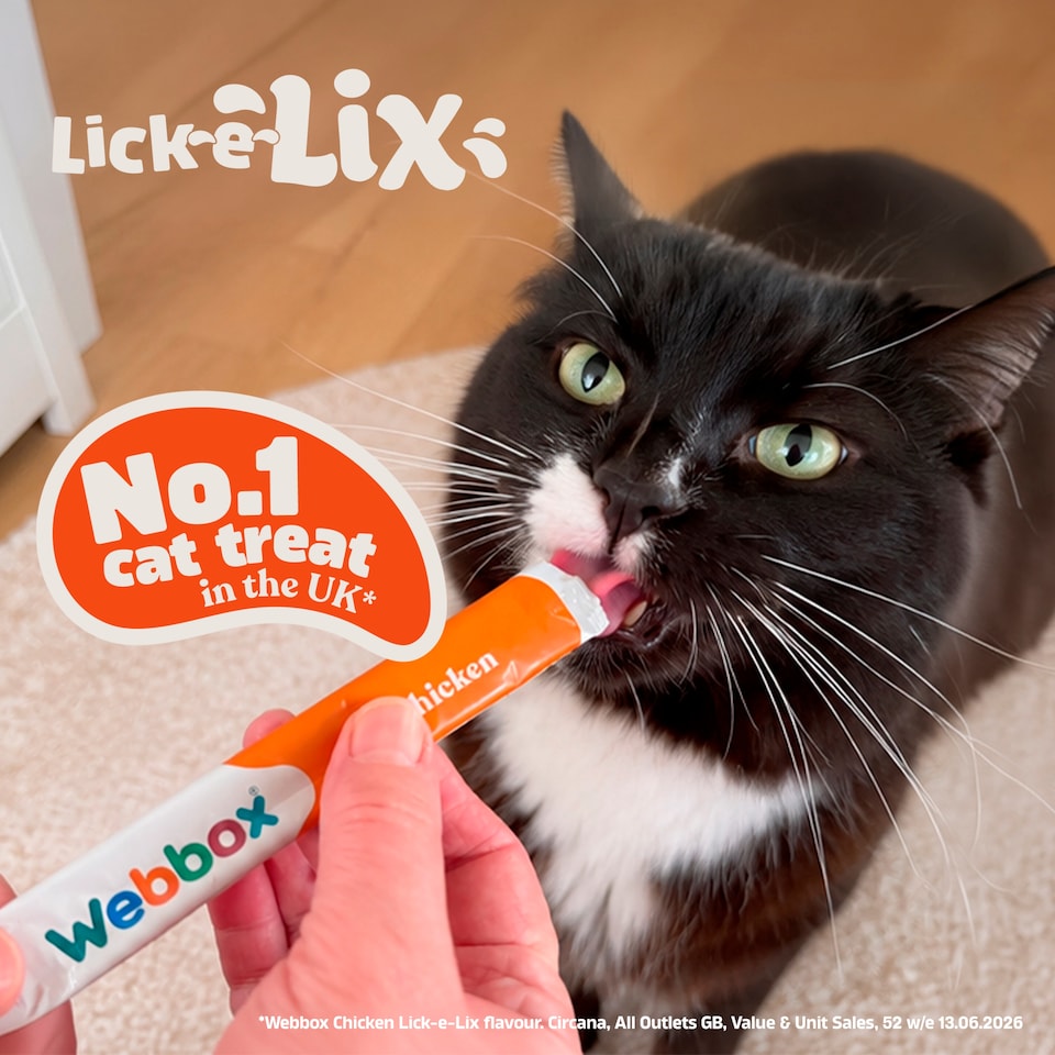 image 1 of Webbox Chicken Lick-E-Lix Cat Treats 5 X15g