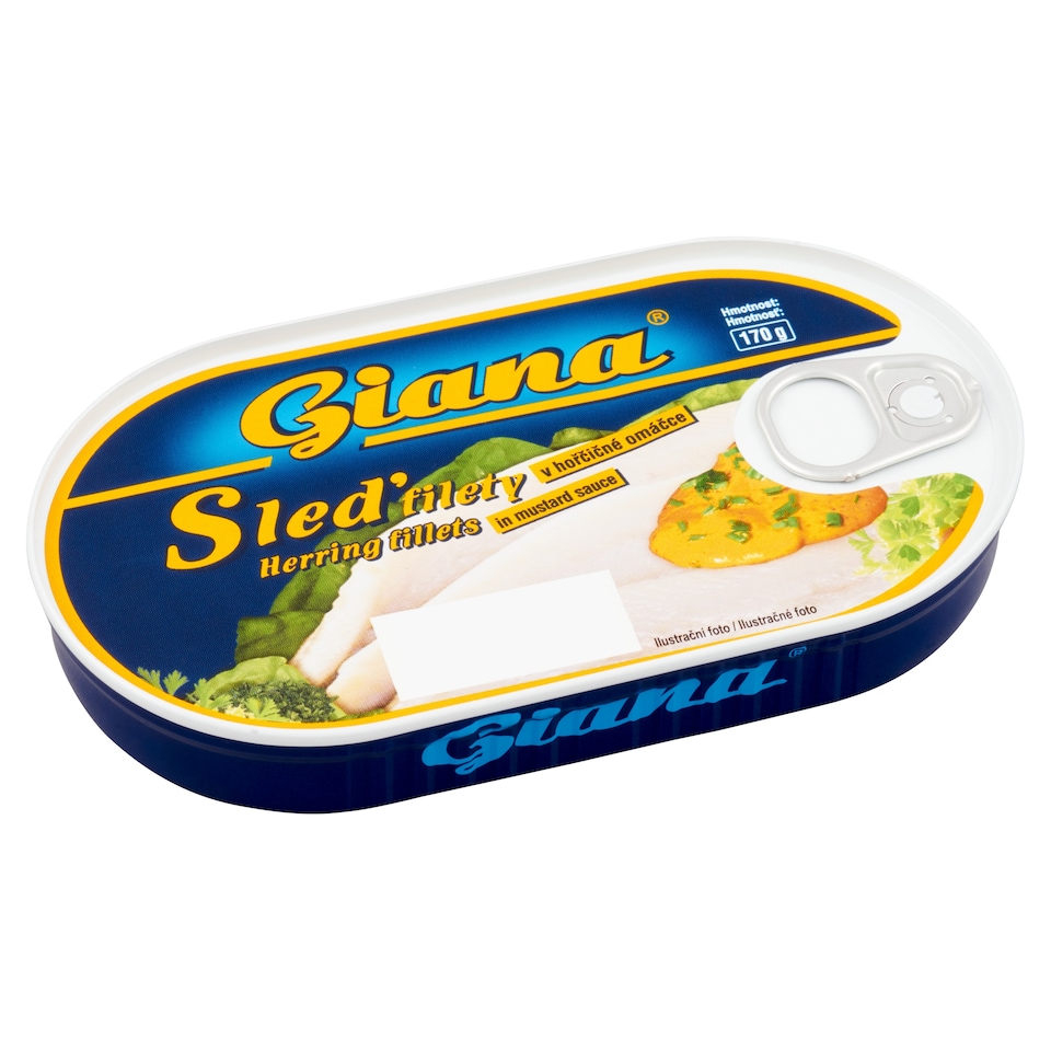 obrázok 1 z Giana Filety zo sleďa v horčicovej omáčke 170 g