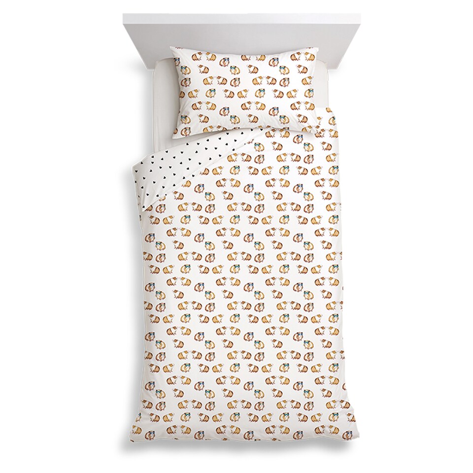 Tesco Natures Way Guinea Pig Duvet Set Single