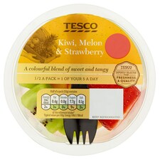 Tesco Kiwi, Strawberry & Melon Medley 220G