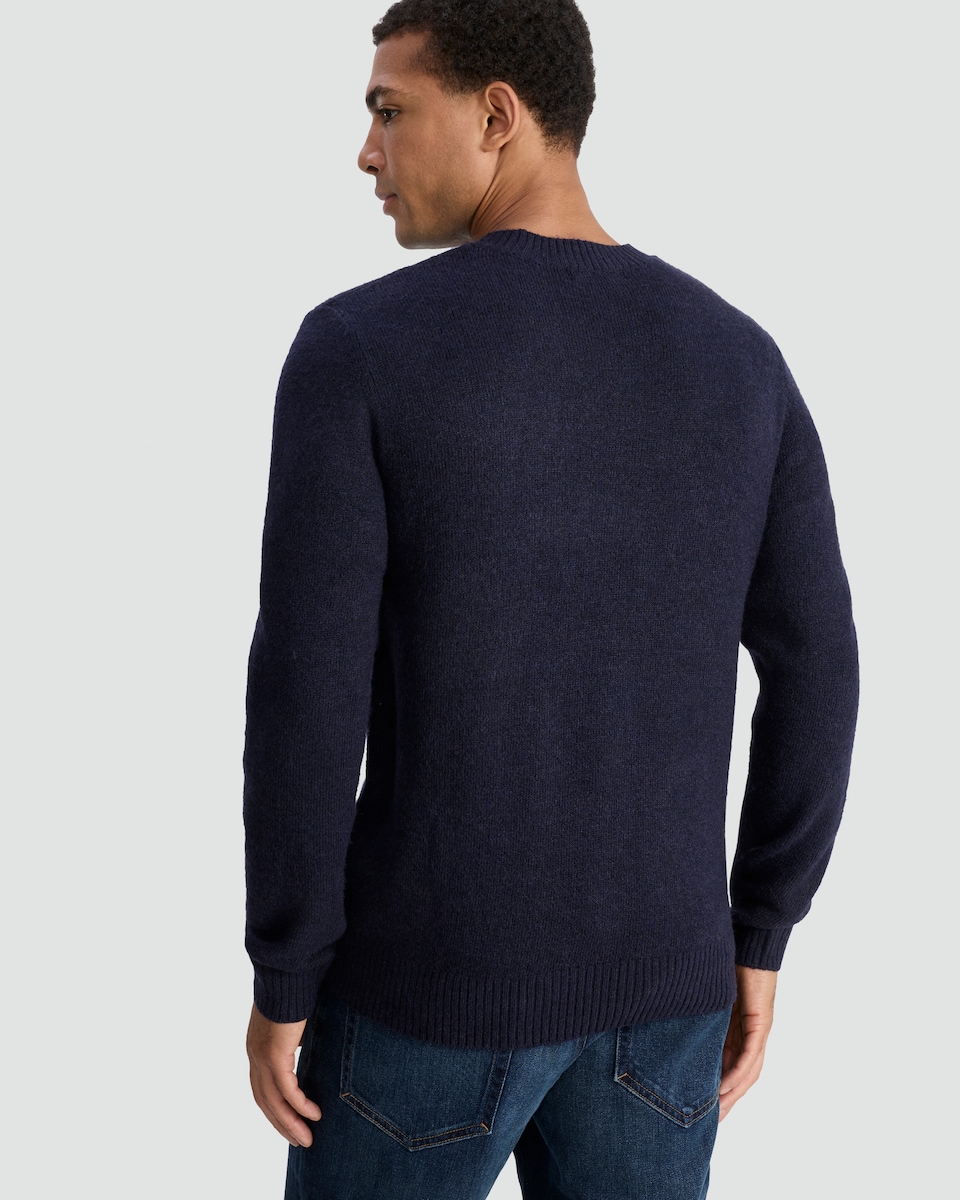 image 1 of F&F Reindeer Christmas Jumper in Navy