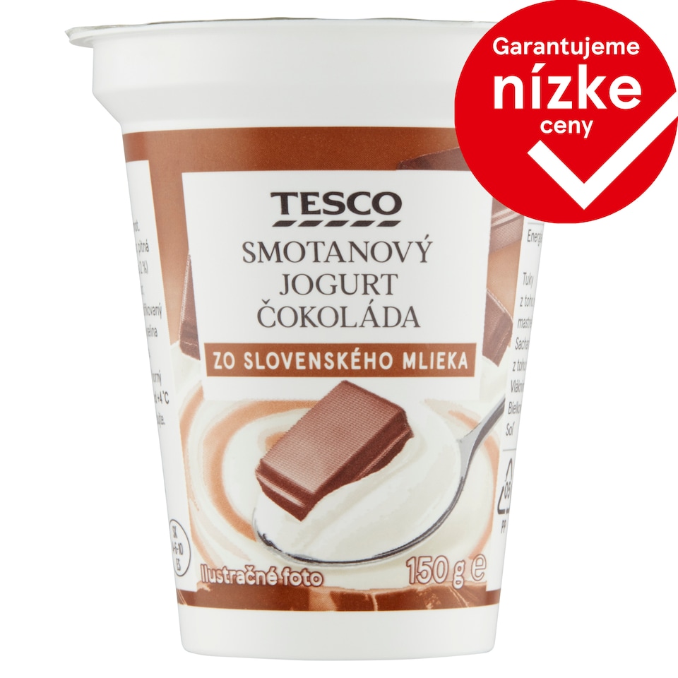 Tesco Smotanový jogurt čokoláda 150 g