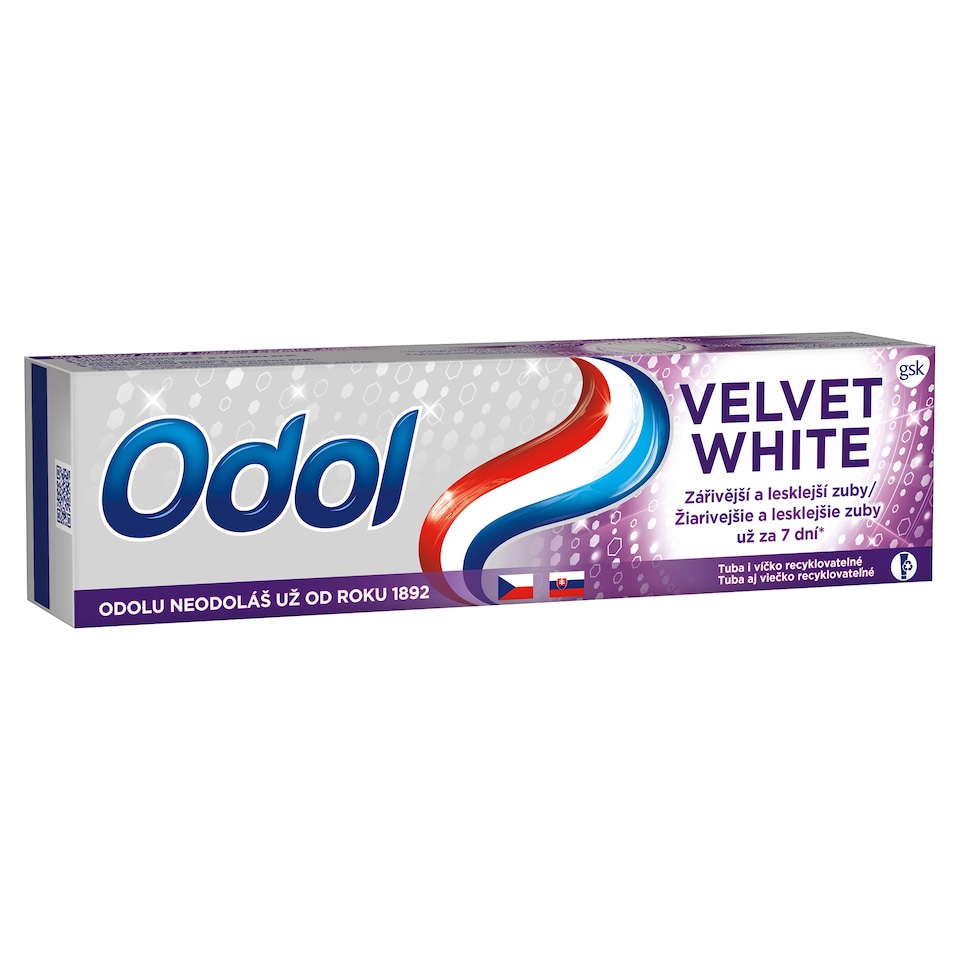 image 1 of Odol Velvet White Toothpaste with Fluoride 75ml