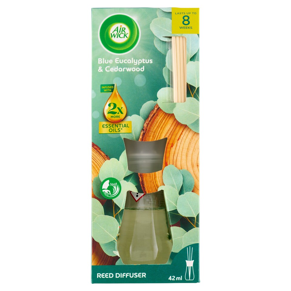 image 1 of Air Wick Reed Diffuser Blue Eucalyptus & Cedarwood 42 ml