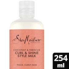 SheaMoisture Curl & Shine Style Milk - Coconut & Hibiscus 254ml