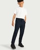 image 1 of F&F School Boys 2-Pack Slim Fit Trousers in Navy