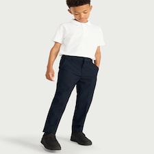 F&F School Boys 2-Pack Slim Fit Trousers in Navy