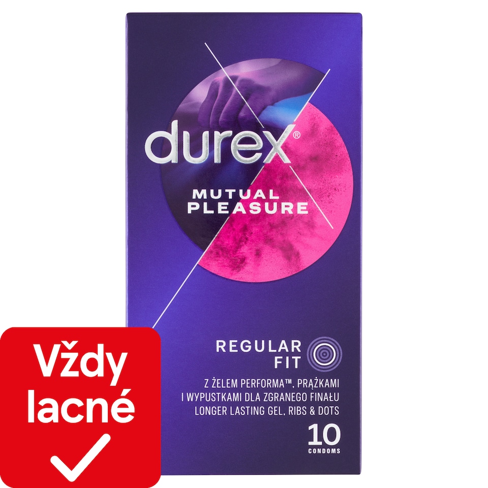 obrázok 1 z Durex Mutual Pleasure Regular Fit prezervatívy 10 ks