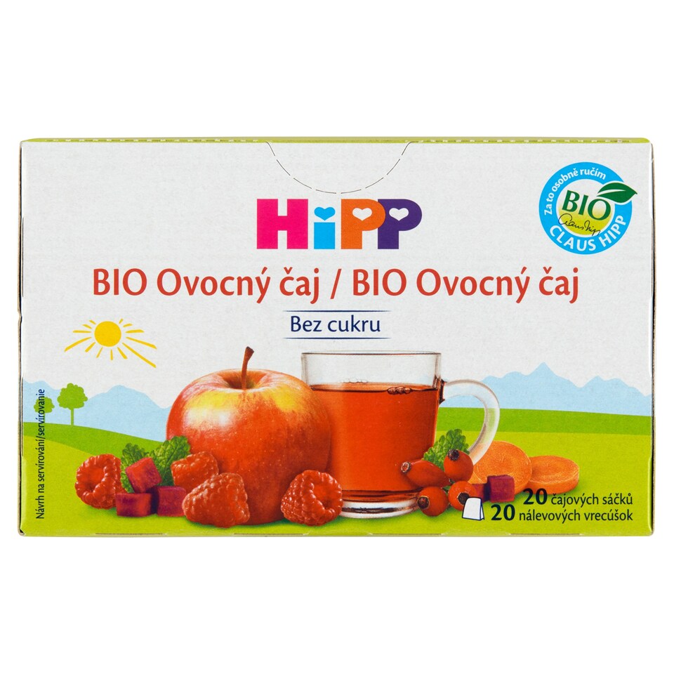 Obrázek 1 pro produkt HiPP Bio ovocný čaj 20 sáčků 40g