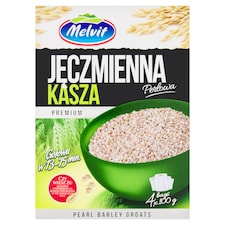 Melvit Pearl Barley Groats 4x 100g