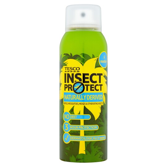 Tesco Insect Protect Deet Free Aerosol 125Ml Tesco Groceries