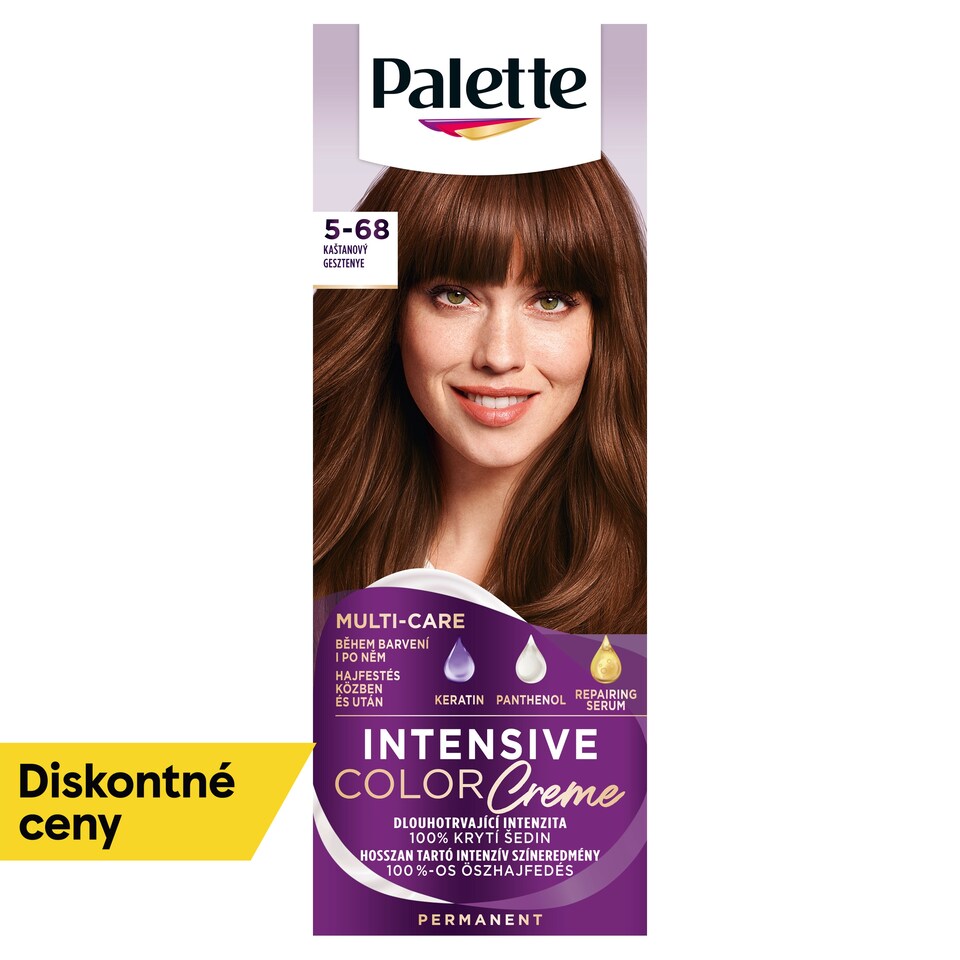 obrázok 1 z Palette Intensive Color Creme farba na vlasy Gaštanový 5-68