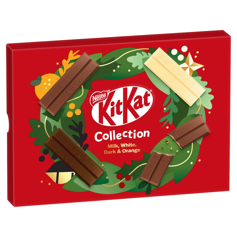 image 1 of Kit Kat collection Milk, white, dark & orange 16 Bars 331.2g 