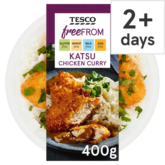 Tesco Free From Katsu Chicken Curry Rice 400G Tesco Groceries