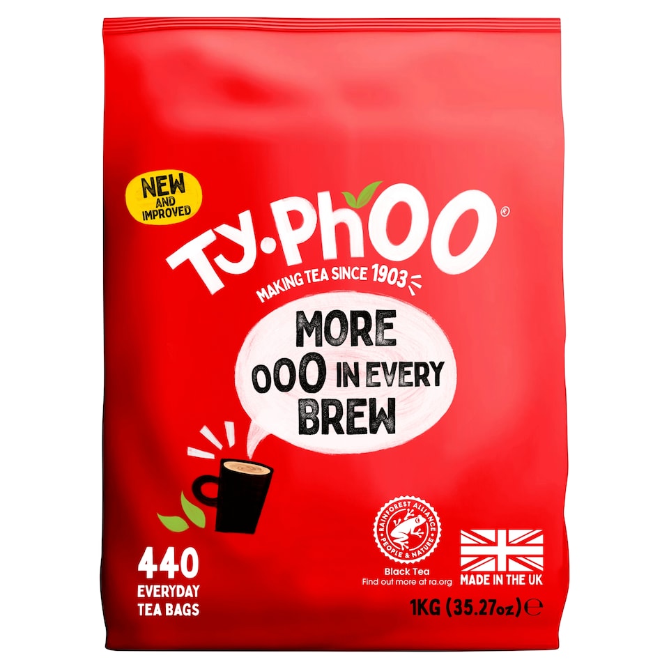 image 1 of Typhoo Tea 440 Single Serve Tea Bags 1Kg