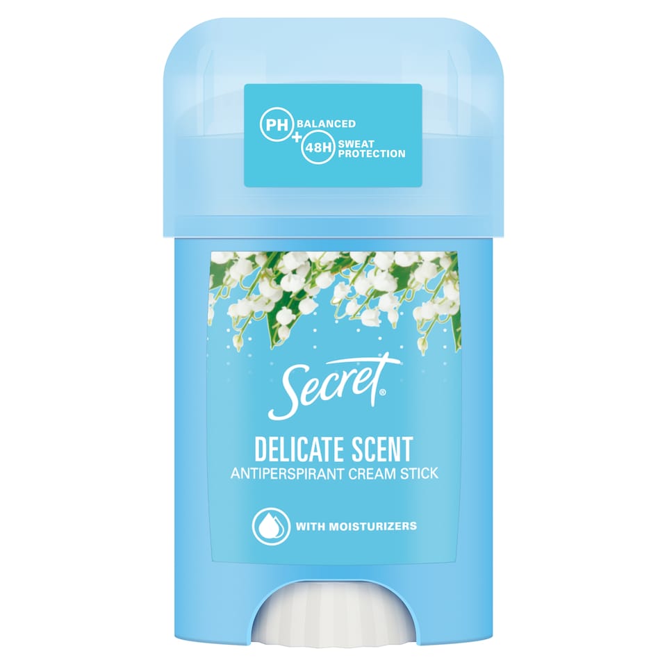 Secret Delicate Női Izzadásgátló Krémstift, 40 ml  1. kép