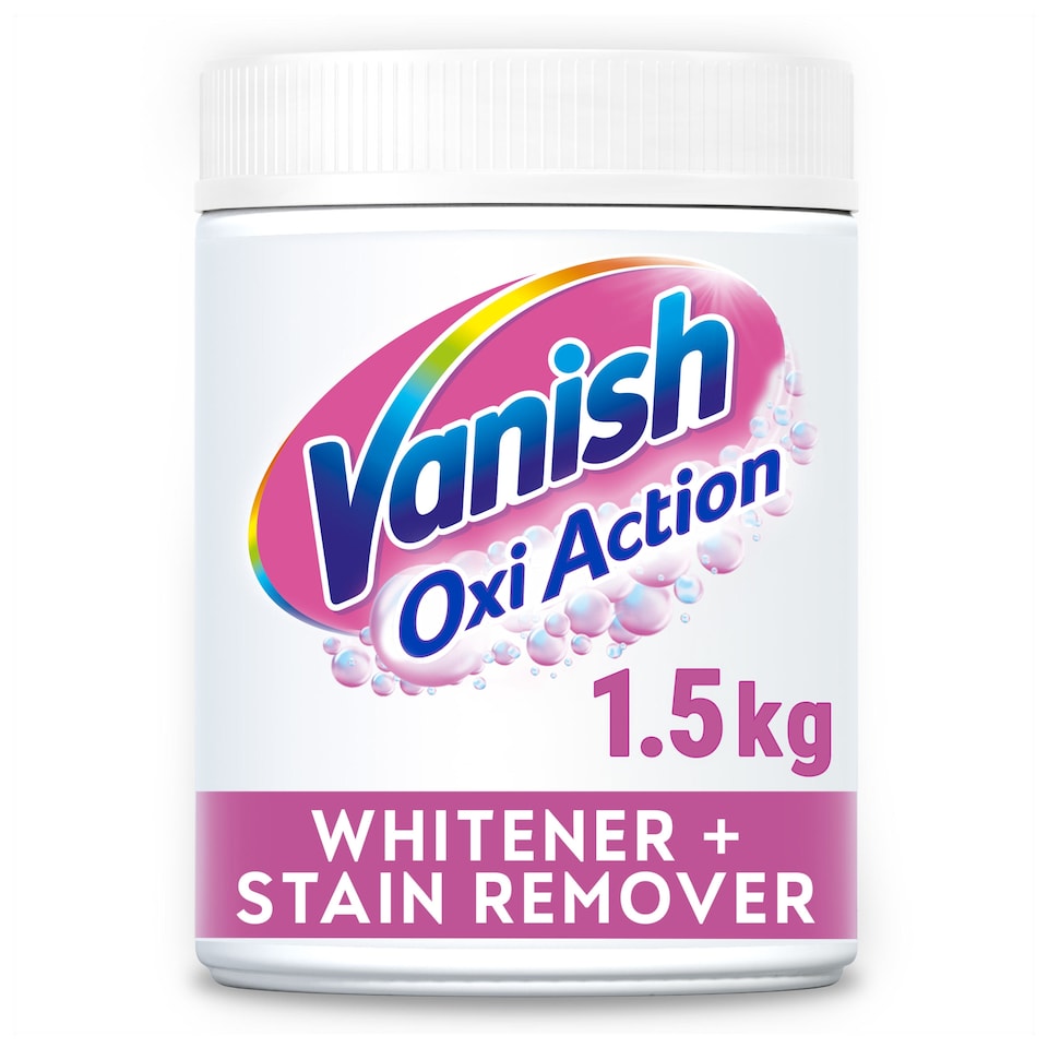 Vanish White Oxi Action Stain Remover Powder 1.5 Kilograms