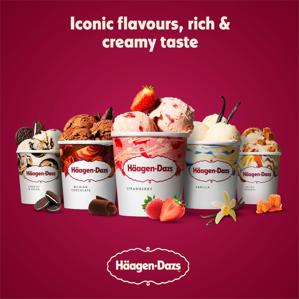 image 1 of Haagen-Dazs Vanilla Ice Cream 460Ml