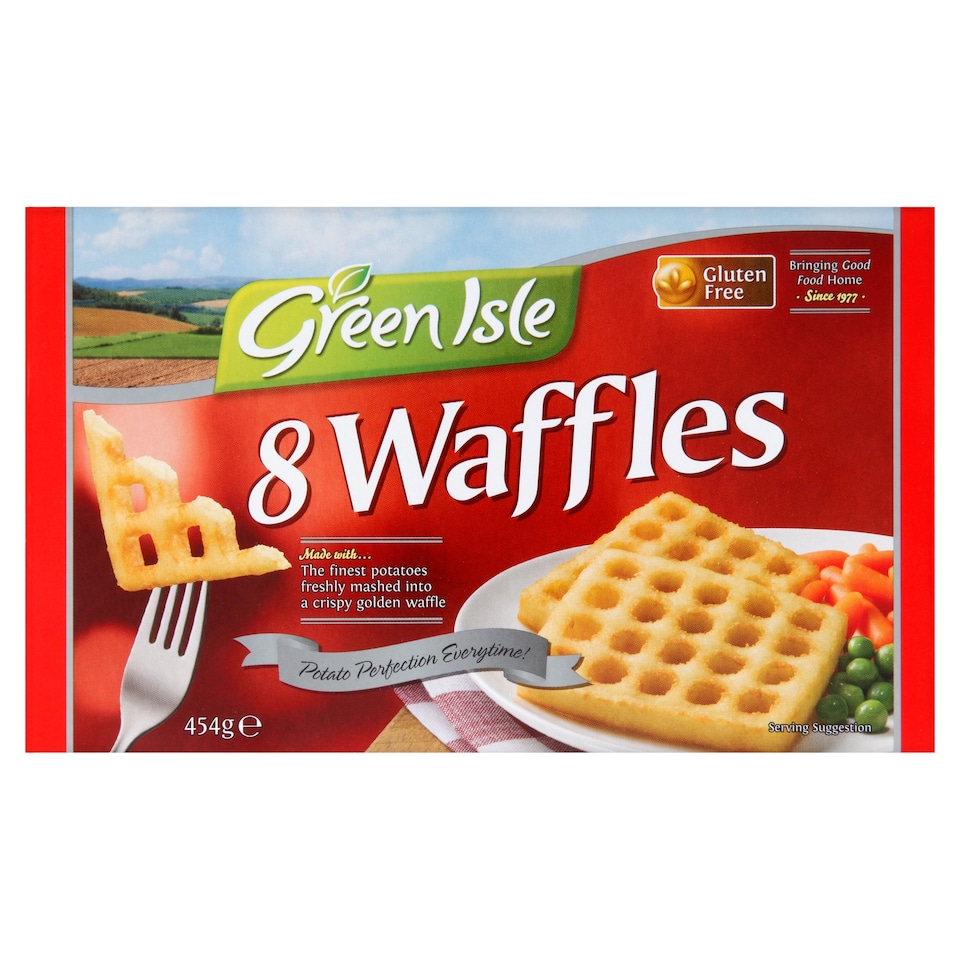 Green Isle Potato Waffles 454G
