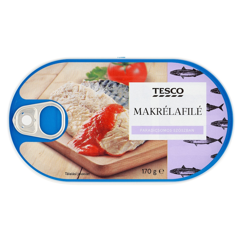 Tesco makrélafilé paradicsomos szószban 170 g