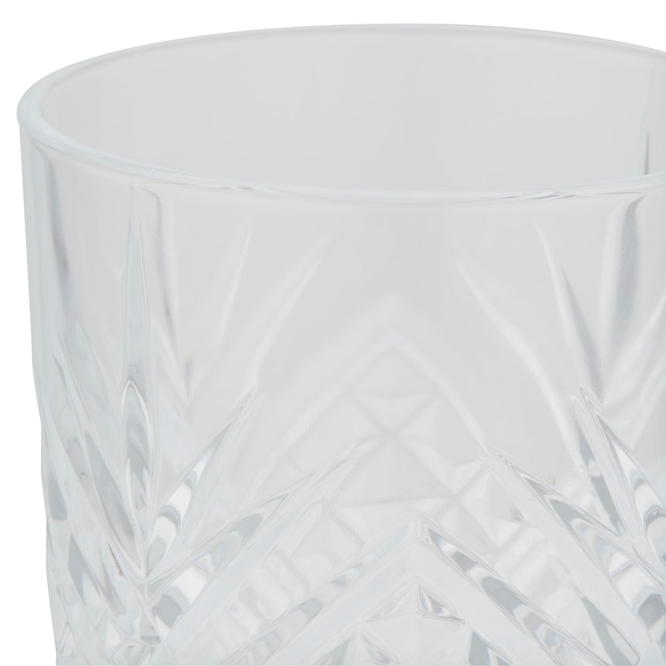 image 1 of F&F Home Nouveau cut Glass Tumbler