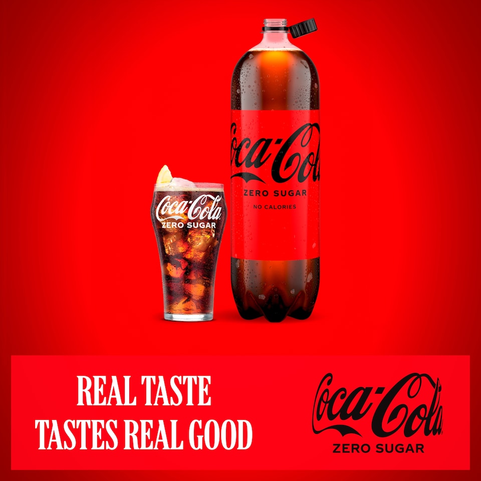 image 1 of Coca-Cola Zero Sugar Soft Drink Bottle 2L