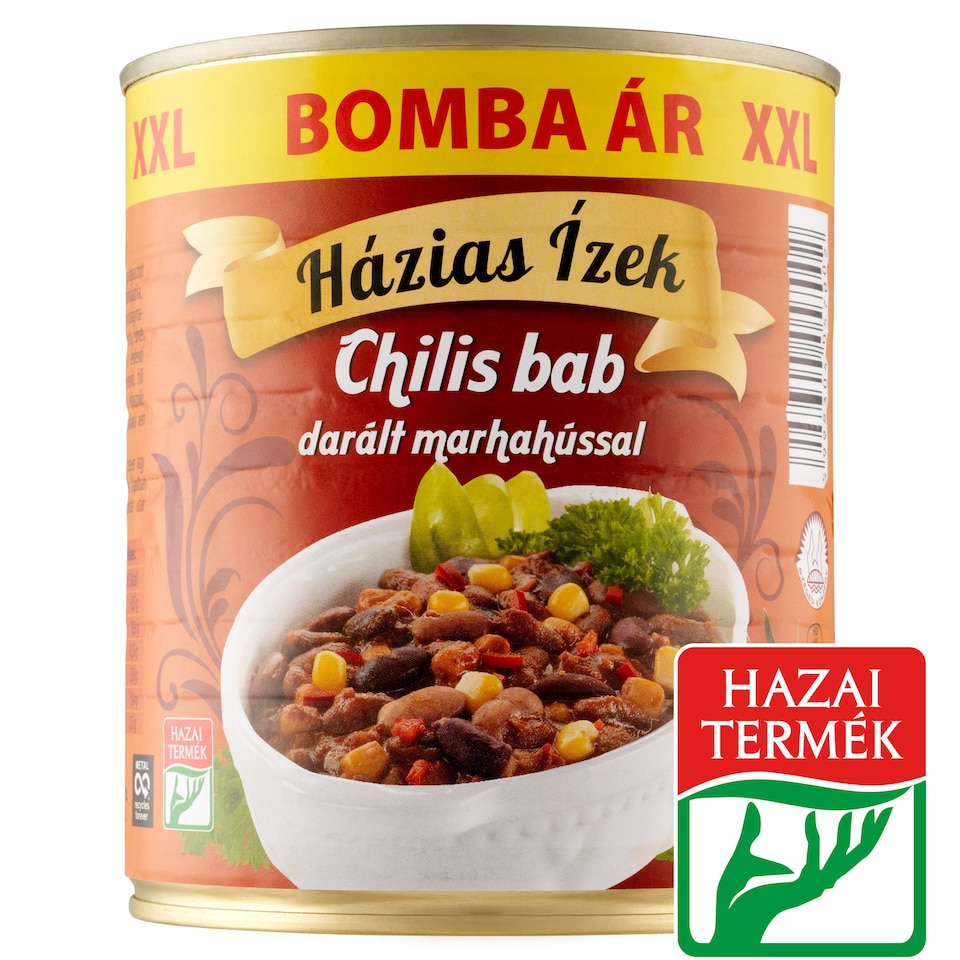 Házias Ízek chilis bab darált marhahússal 800 g