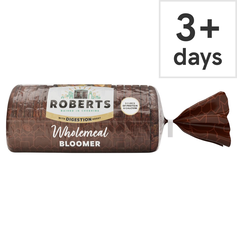 Roberts Digestion Boost Wholemeal Bloomer 750G