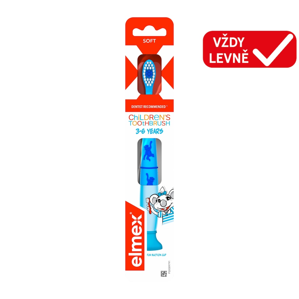 Obrázek 1 pro produkt elmex® Kids zubní kartáček pro děti ve věku 3-6 let 1ks