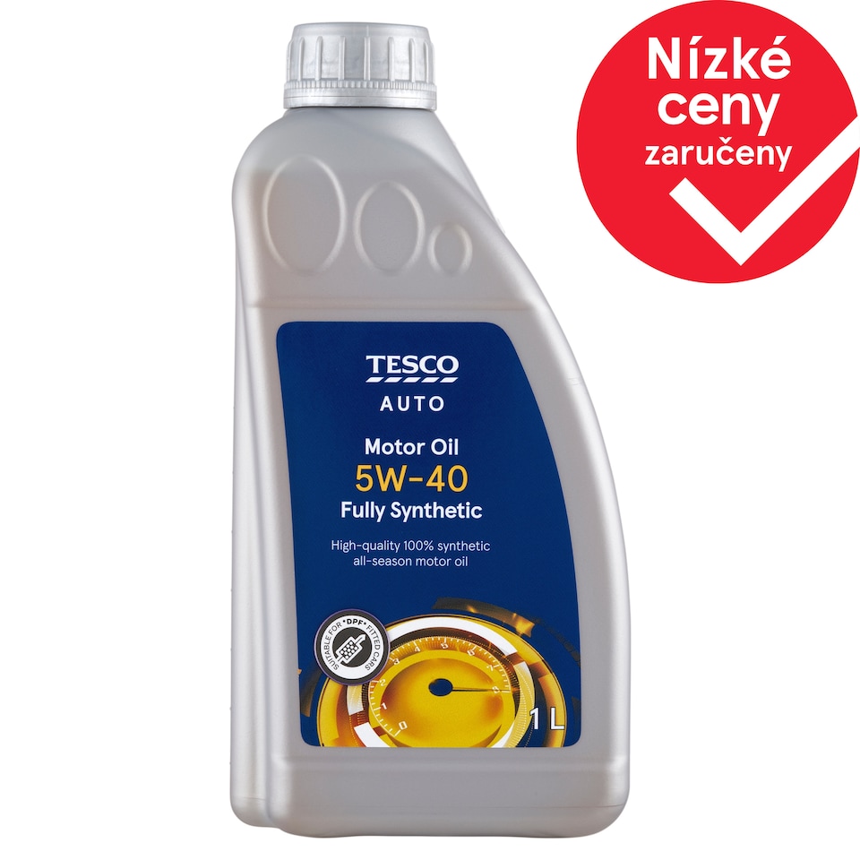 Tesco Auto Motorový olej 5W-40 1l