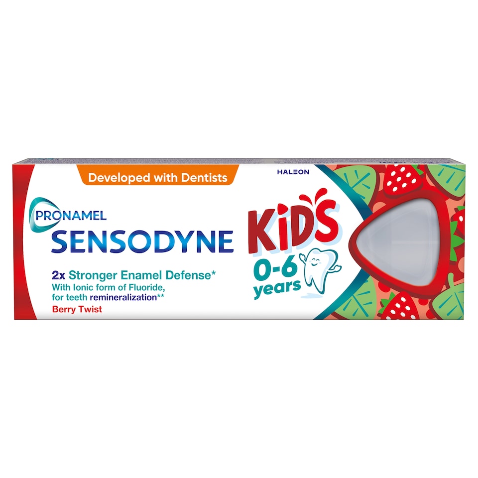 image 1 of Sensodyne Pronamel Kids Toothpaste with Fluoride Strawberry Flavor 50ml