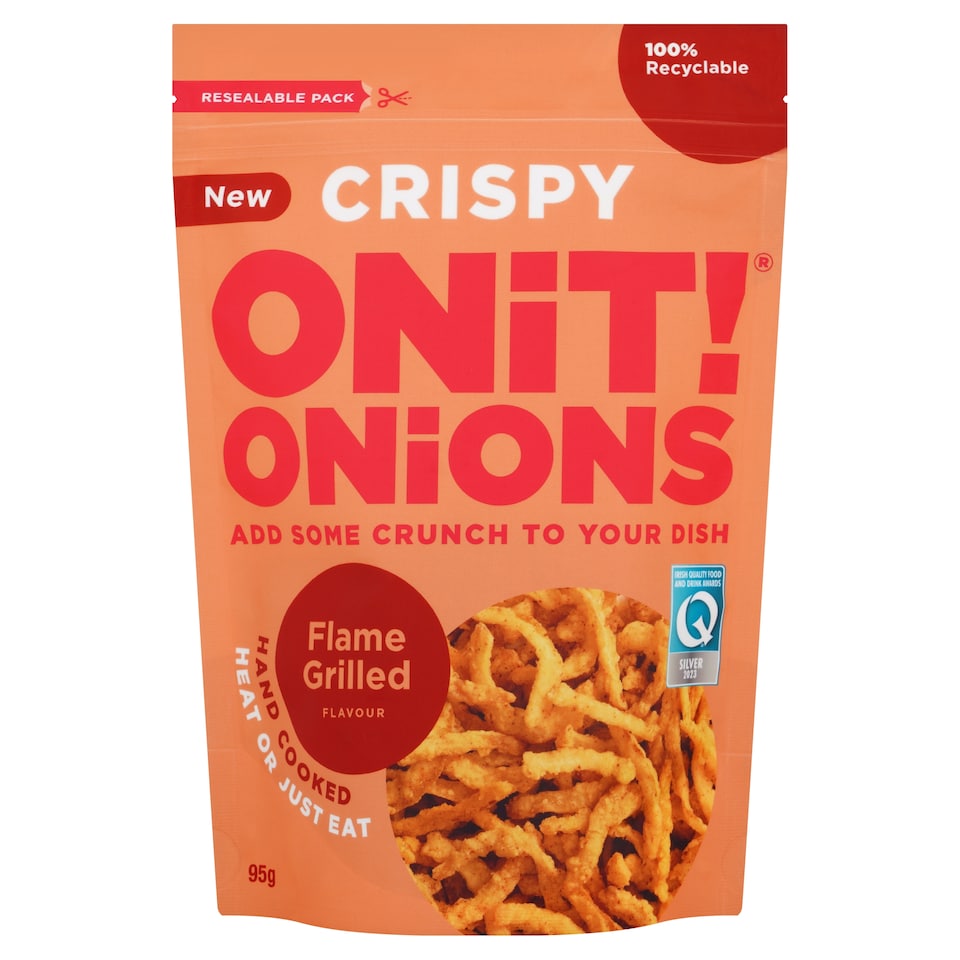 Onit Crispy Onions Flame Grilled Flavour 95G