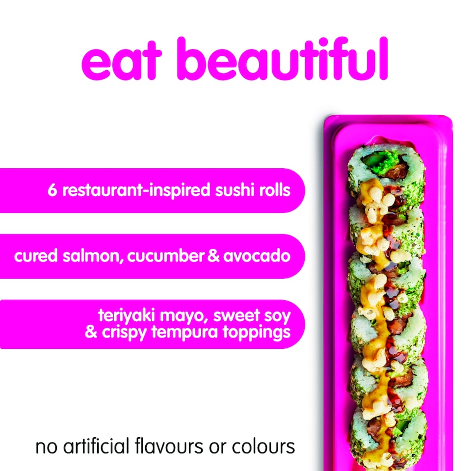 image 1 of itsu teriyaki salmon dragon'roll 176g