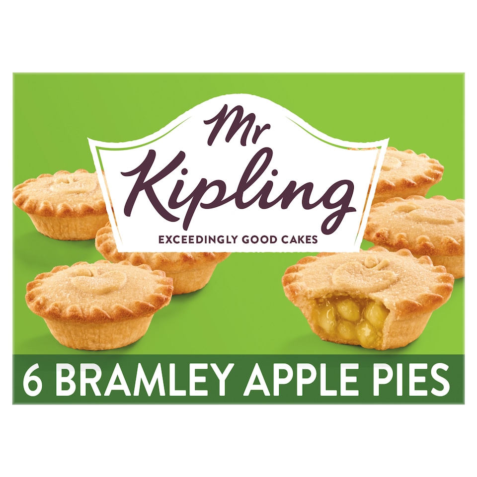 Mr Kipling Bramley Apple Pies 6 Pack